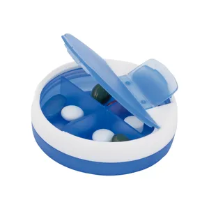 Portapillole Personalizzato Uly a 4 Scomparti, Gadget Promozionale Personalizzabile - Product Image 1