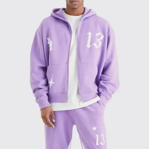 High Street Mejor Diseño Logotipo personalizado Alta calidad Loose Fit Chándales Transpirable Hombres Tech Fleece Chándales Venta al por mayor OEM - Product Image 2