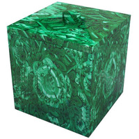 Ensemble d'accessoires de salle de bain en malachite moderne, écologique et exquis, ensemble unique de sept pièces, distributeur de savon, porte-brosse à dents, Agra