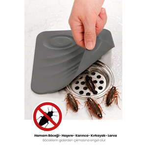 Couvercle de drain d'évier en silicone – Anti-odeurs et anti-insectes pour salle de bain et balcon - Product Image 3