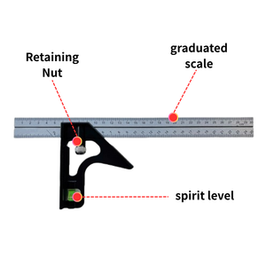 ไม้บรรทัดสี่เหลี่ยมแบบ DIY สำหรับอุตสาหกรรมความแม่นยำ0.25มม. จากไต้หวัน - Product Image 4