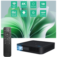 Projecteur DLP 4K 4GB64GB P15 Full HD 1080P 500 ANSI Lumens avec chargement USB-C, Android 9, autofocus, pour home cinéma – Vente directe usine