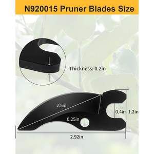 Cuchillas de Repuesto para Podadora Inalámbrica, Accesorio de Podadora de Grado Profesional para Recortar y Cortar Ramas, Tijeras de Jardín - Product Image 4