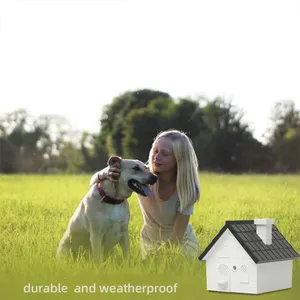 Weatherproof Hangable Control Outdoor New Training Dog Ultrasonic Anti Barking Device