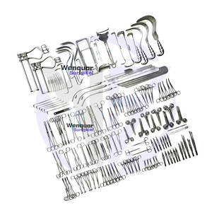 Juego de Instrumentos de Cirugía Laparotómica de 197 Piezas en Oferta, Instrumentos de Acero Inoxidable de Alta Calidad para Aplicaciones Médicas y Quirúrgicas - Product Image 1