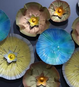 Luxury Nordic Style Hotel <b>Decoration</b> Plant Theme Floral Gold Metal Wall Hanging Aluminum Iron Art <b>Bedroom</b> and Office Wall Art - Product Image 6