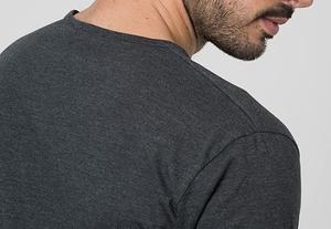 T-shirt tendance anti-transpiration absorbe et évapore la sueur anti-taches anti-transpiration 100% coton respirant de BD - Product Image 5