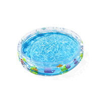 Bestway 152x30cm Aufblasbarer Pool für Kinder mit Tiefsee-Tierdesign aus PVC-Material mit 3 Gleichschließenden Ringen für Wasserspaß