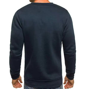 Sweat-shirt pour homme avec logo personnalisé imprimé, vente directe d'usine, sweat-shirt basique pour homme en service OEM - Product Image 5