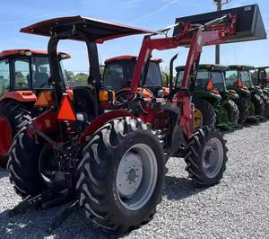 Massey Ferguson 2022 H 2605 avec chargeur et godet à fixation rapide, seulement 90 heures! 4x4, commandes de chargeur de manette de moteur diesel de 55 HP - Product Image 2