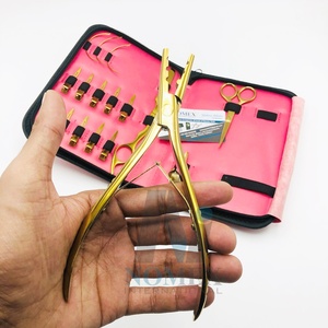 Chuyên Nghiệp Mạ Vàng Tóc Mở Rộng Công Cụ Kit Kìm Chủ Đề Kéo-Phẫu Thuật Cấp Thép Không Gỉ Tùy Chỉnh Cho Sử Dụng Thương Mại - Product Image 3