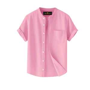 เสื้อเชิ้ตแขนสั้นผู้ชายลำลองผ้าฝ้าย100% พร้อมผ้าซาตินปรับแต่งคุณสมบัติกันรอยยับและแห้งเร็ว - Product Image 5