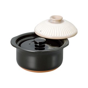 Fabriqué au Japon Ustensiles de cuisine en céramique de qualité supérieure Fleur de chrysanthème Cuiseur à riz Donabe - Product Image 3