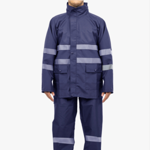 Impermeable Ligero de Alta Calidad, Cortavientos, Tipo Poncho con Tiras Reflectantes, Ajuste Cómodo y Capucha Plegable - Product Image 1