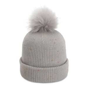 Women & Girl's Winter Warm <b>Beanie</b> <b>With</b> Fur <b>Pom</b> <b>Pom</b> Hats - Product Image 3