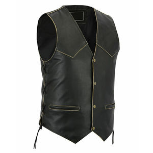 Mode chaude Biker Gilet Moto Gilets En Cuir Personnalisé Bonne Qualité Haute Qualité Top Conception En Cuir Femmes Gilet 2025 - Product Image 6