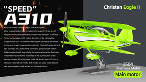 เครื่องบินบังคับวิทยุ WLtoys A130 รุ่น Christen Eagle II ขนาด 1/10 มอเตอร์แบบไร้แปรงถ่าน โหมด 3D 6G ไจโร 6 แกน วัสดุ EPP ปีกคู่ สำหรับแสดงท่าผาดโผน พร้อมใช้งาน (RTR) - Product Image 4