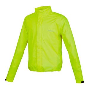 Chaqueta Impermeable TUCANO URBANO Nano Rain Plus Amarillo Fluorescente, Cortavientos y Reflectante para Viajes y Tráfico - Product Image 1