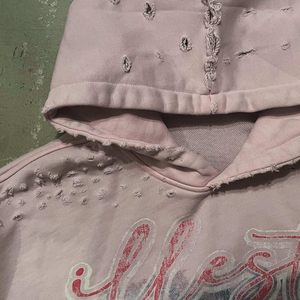 Alta calidad Vintage Sun Faded Dtg Printing Men Hoodies Kangroo Pocket Pullover Heavyweight Acid Wash Distressed Men Hoodie - Product Image 6
