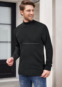 เสื้อสเวตเตอร์คอเต่าแขนยาวสำหรับผู้ชายเสื้อสวมหัวคอเต่าครึ่งแขนยาวออกแบบโลโก้ได้ตามต้องการ - Product Image 3