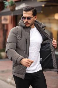 Manteau d'hiver pour homme de haute qualité avec poches zippées, vêtement d'extérieur décontracté et chaud, coupe confortable pour les activités de plein air et le quotidien - Product Image 2