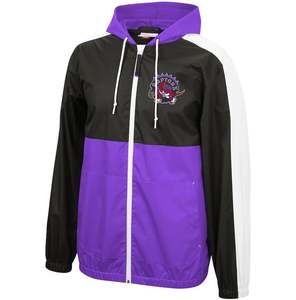 Veste coupe-vent personnalisable de haute qualité en toile pour entraîneurs de basketball NCCA, avec broderie et logo imprimé, état neuf - Product Image 2