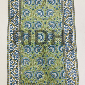 Serviette de cuisine en coton gaufré verdant, fabriquée à la main, imprimée en bloc, écologique, design floral personnalisé, séchage rapide, absorbante, douce - Product Image 2