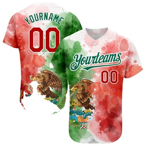 Camiseta de Béisbol Personalizada de Alta Calidad en Oferta, Color Sólido, Cuello en V, Nombre y Número Cosidos, 100% Poliéster de Secado Rápido - Product Image 5