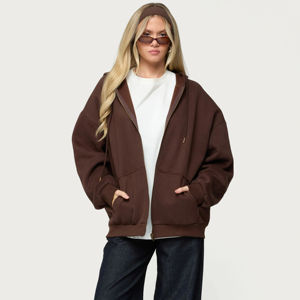 ชุดเสื้อฮู้ดผู้หญิงสำหรับใส่ทุกวัน เนื้อผ้านุ่ม อุ่นสบาย เหมาะสำหรับออกกำลังกายหรือสวมใส่ลำลอง - Product Image 1