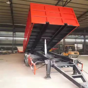 Remorque à benne hydraulique pour tracteur agricole de haute qualité, neuve et d'occasion, avec moteur à engrenages principal pour l'agriculture - Product Image 6