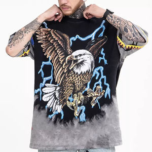 Vente en gros T-shirts personnalisés à impression numérique par sublimation 3D T-shirts graphiques respirants à col montant et anti-rides en vrac - Product Image 4