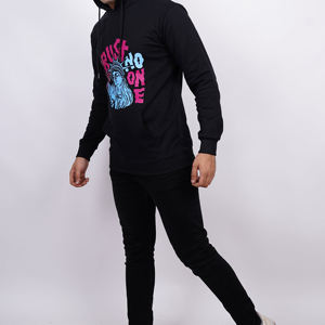 Sudadera con Capucha Personalizada para Hombre, Diseño Casual Holgado para Invierno, Poliéster/Algodón, Secado Rápido, Transpirable, con Bolsillo - Product Image 6