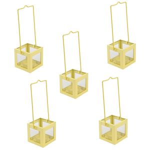 Votive en métal pour l'éclairage des bougies parfait pour les célébrations festives et le décor de soirée confortable - Product Image 5