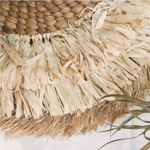 Gorgeous Design Handcrafted Braided Water Hyacinth Placemat Boho Vintage Unique Style Decor Table <b>Dinner</b> Wedding Party - Product Image 4