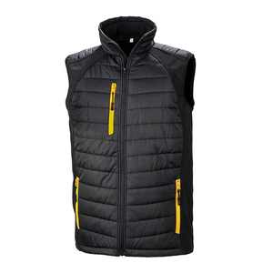 Gilet matelassé isolé personnalisé pour hommes, vêtements d'extérieur d'hiver décontractés respirants, conception résistante à l'eau à la mode - Product Image 3