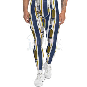 Men's High Quality Butt Lifting Fitness Tights Stretchy Sports <b>Leggings</b> Spandex/<b>Polyester</b> Quick Dry Adjustable Workout Full - Product Image 4