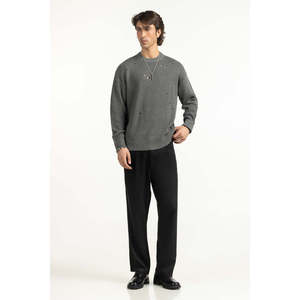 Cardigan décontracté et élégant pour garçons, coupe classique, manches longues, avec logo imprimé, boutons, motif cachemire imprimé, collection printemps - Product Image 1