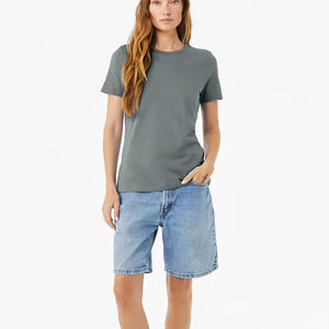 Bella + Canvas B6400 Camiseta de manga corta relajada para mujer 6610 Camiseta CVC para mujer - Product Image 1