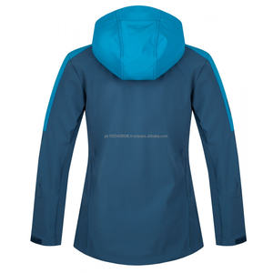 เสื้อแจ็คเก็ตซอฟต์เชลคุณภาพส่งออก มีฮู้ด เสื้อกันฝน เสื้อแจ็คเก็ตบุซับใน สำหรับกิจกรรมกลางแจ้ง เดินป่า - Product Image 4