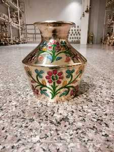 Jarrón de flores hecho a medida, jarrones grabados únicos de belleza atemporal mejorados con Minakari tradicional. Ideal para la decoración del hogar - Product Image 4