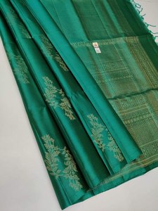 ส่าหรีไหม kanchivaram pethani นุ่มบริสุทธิ์สำหรับสวมใส่งานปาร์ตี้ - Product Image 6