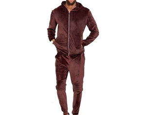 Chándal de terciopelo transpirable para hombre, nueva moda, superventas, chándal de terciopelo de manga completa totalmente personalizado para hombre con tarifa barata - Product Image 1