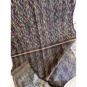 Pañuelo Cuadrado Vintage de Satén con Estampado Digital a Mano, Georgette Viscosa Chiffon, Paisaje Tierrañón, Patrón de Leopardo, Invierno - Product Image 3