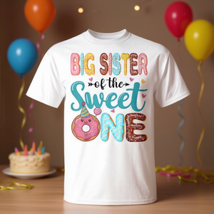 Maglietta per il Primo Compleanno 'Grande Sorella della Dolce' per Eventi Promozionali - Product Image 3