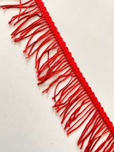 Frange en velours noir, blanc, marron, or, 30 cm de large, à rayures, franges métalliques, 100% polyester, utilisation décorative pour la maison - Product Image 3