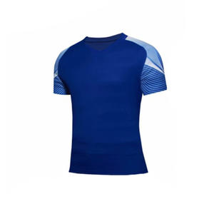 Camiseta de fútbol personalizada OEM para hombre, uniforme de fútbol transpirable de secado rápido, camiseta de manga corta de poliéster, camiseta de fútbol para deportes de adultos - Product Image 3