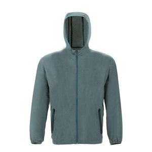Customized New Fashion Men's Street Style Canvas Windbreaker Hooded <b>Jacket</b> with Zipper for Winter Season - Product Image 6