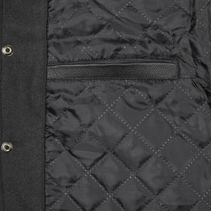 Blouson aviateur pour homme personnalisé, hiver, imperméable, tricoté, fourrure de mouton, OEM - Product Image 4