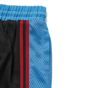 Pantalones cortos de baloncesto para hombre con malla doble de secado rápido bordado liso personalizado ropa atlética tejido estampado patrón - Product Image 2