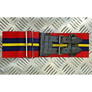 Ceinture à rayures réglable durable en coton/nylon durable, écologique, légère et facile à fixer, uniforme à bords propres au toucher doux - Product Image 6